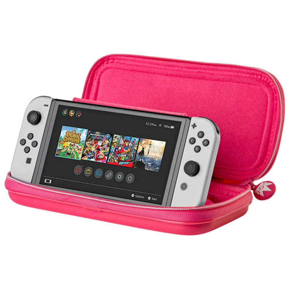 RDS Game Traveler Deluxe Travel Case for Nintendo Switch - Princess Peach Showtime