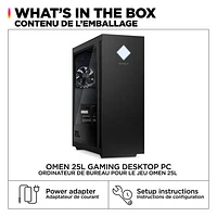 HP OMEN 25L Gaming PC (Intel Core i7-14700F/1TB HDD/32GB RAM/RTX 4070 Super/Win11) - Only at Best Buy