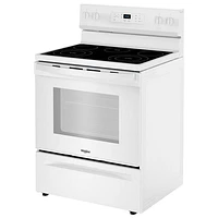 Whirlpool 3 Series 30" 5.3 Cu. Ft. Self-Clean 5-Elements Freestanding Electric Range (YWFES3330RW)- White