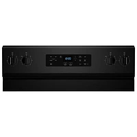 Whirlpool 3 Series 30" 5.3 Cu. Ft. Self-Clean 4-Element Freestanding Electric Range (YWFES3530RB) - Black