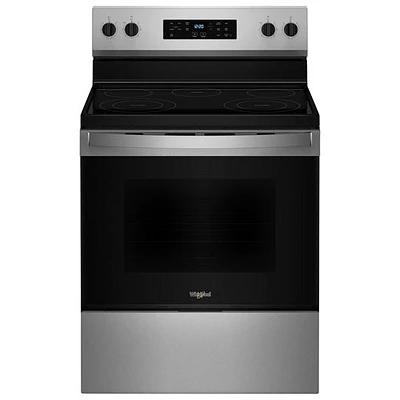 Whirlpool 3 Series 30" 5.3 Cu. Ft. Self-Clean 5-Elements Freestanding Electric Range (YWFES3330RZ) - SS