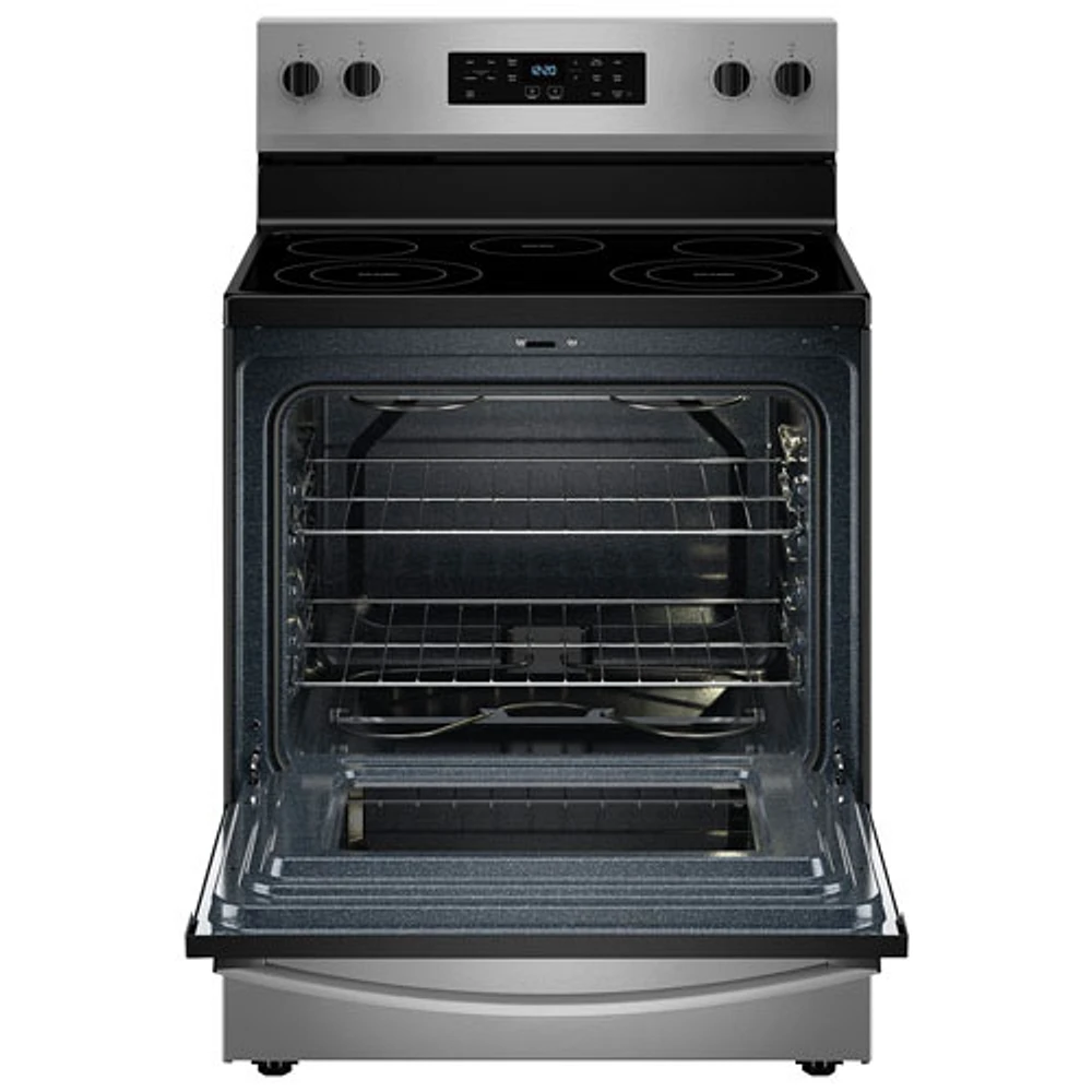 Whirlpool 3 Series 30" 5.3 Cu. Ft. Self-Clean 5-Elements Freestanding Electric Range (YWFES3330RZ) - SS