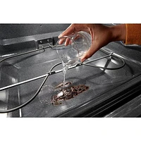 Cuisinière électrique autonome à 4 éléments avec four autonettoyant 5,3 pi³ 30 po série 3 de Whirlpool (YWFES3530RS) - Inox