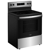 Whirlpool 3 Series 30" 5.3 Cu. Ft. Self-Clean 4-Element Freestanding Electric Range (YWFES3530RS) - SS