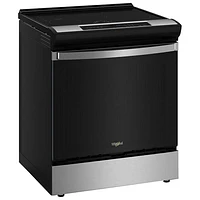 Whirlpool 30" 6.4 Cu. Ft. True Convection Freestanding Induction Air Fry Range (WSIS5030RZ) - SS