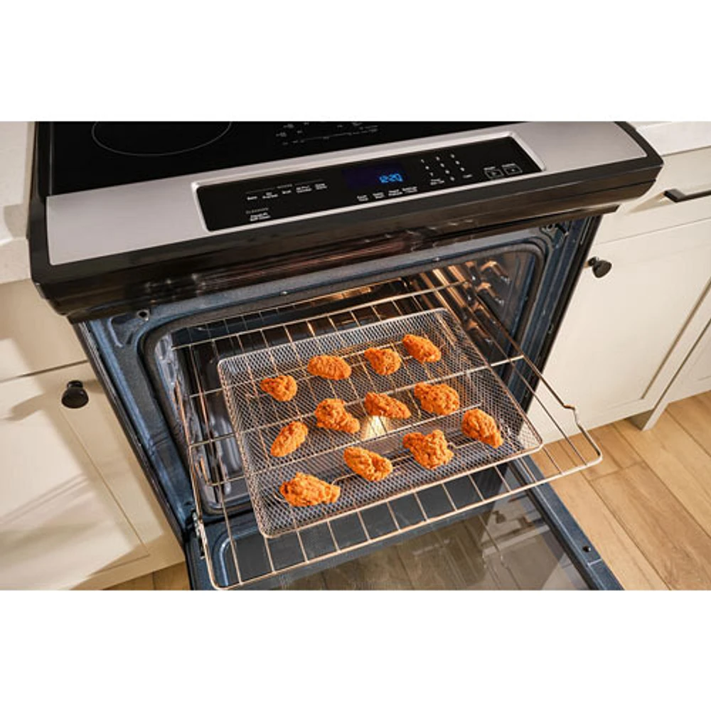 Whirlpool 30" 6.4 Cu. Ft. True Convection Freestanding Induction Air Fry Range (WSIS5030RZ) - SS