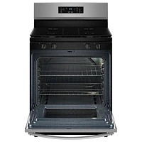 Whirlpool 3 Series 30" 5.3 Cu. Ft. Self-Clean Freestanding Gas Range (WFGS3530RS) - Stainless Steel