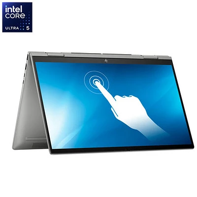 Portable à écran tactile 2-en-1 Envy x360 de 15,6 po de HP - Argenté minéral (Core Ultra 5 125U d'Intel/SSD 1 To/RAM 16 Go)