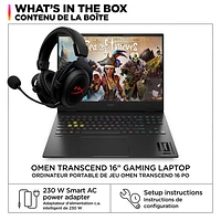 HP OMEN 16" Gaming Laptop (Intel Core i7 14700HX/1TB SSD/32GB RAM/RTX 4070) with Gaming Headset