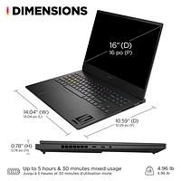 HP OMEN 16" Gaming Laptop (Intel Core i7 14700HX/1TB SSD/32GB RAM/RTX 4070) with Gaming Headset