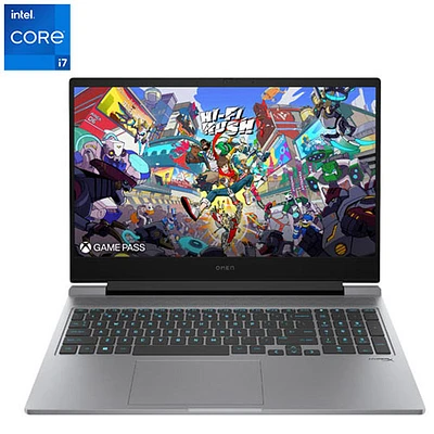 Portable de jeu 16,1 po OMEN de HP - Argent météore (Core i7 14700H d'Intel/SSD 1 To/RAM 16 Go/GeForce RTX 4060)