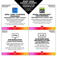 HP OMEN 16.1" Gaming Laptop - Meteor Silver (Intel Core i7 14700HX/1TB SSD/16GB RAM/GeForce RTX 4060)