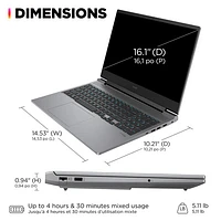 HP OMEN 16.1" Gaming Laptop - Meteor Silver (Intel Core i7 14700HX/1TB SSD/16GB RAM/GeForce RTX 4060)