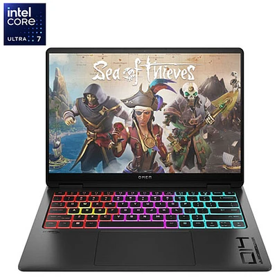 Portable de jeu OMEN 14 po de HP - Noir ombragé (Core Ultra 7 155H d'Intel/RAM 16 Go/SSD 1 To/GeForce RTX 4060)