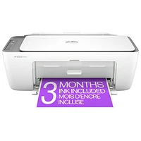 Imprimante à jet d'encre tout-en-un sans fil DeskJet 2855e de HP - Essai de 3 mois de Instant Ink de HP inclus*