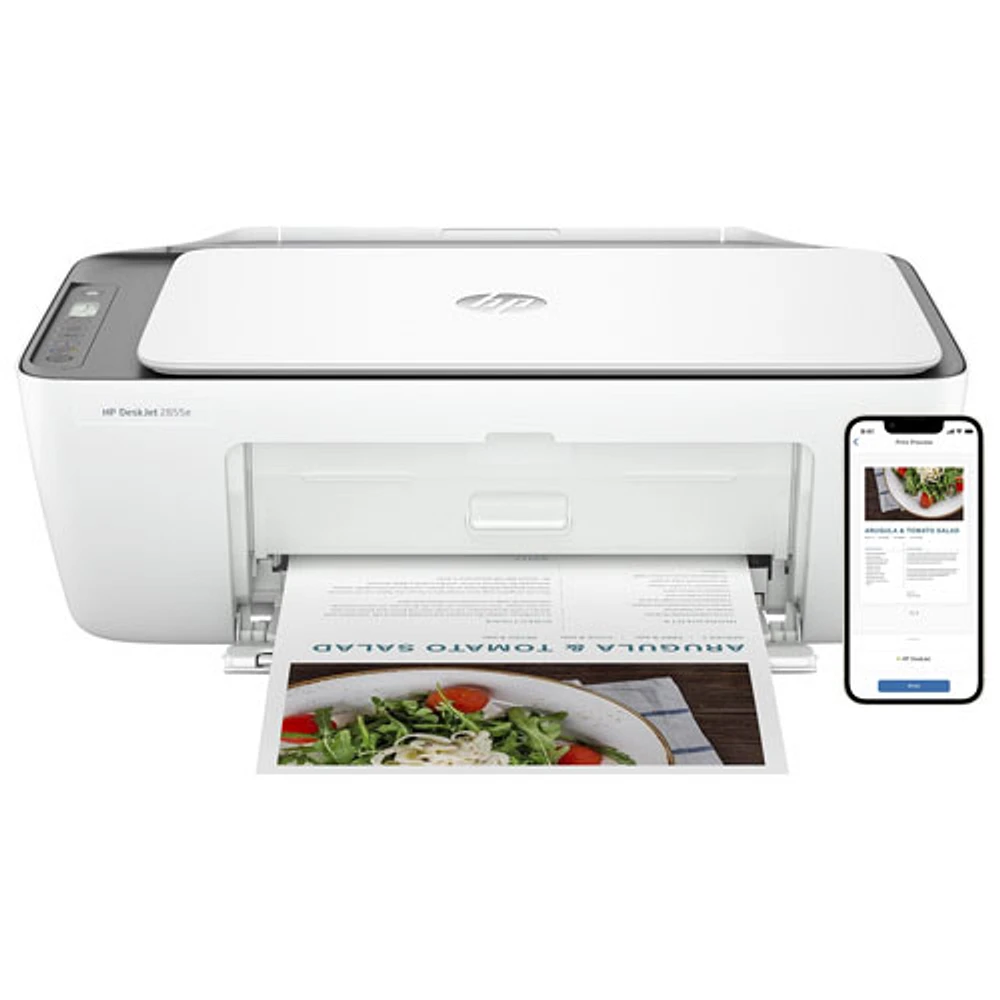 HP DeskJet 2855e Wireless All-In-One Inkjet Printer - HP Instant Ink 3-Month Free Trial Included*