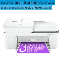 HP DeskJet 4255e Wireless All-In-One Inkjet Printer - HP Instant Ink 3-Month Free Trial Included*