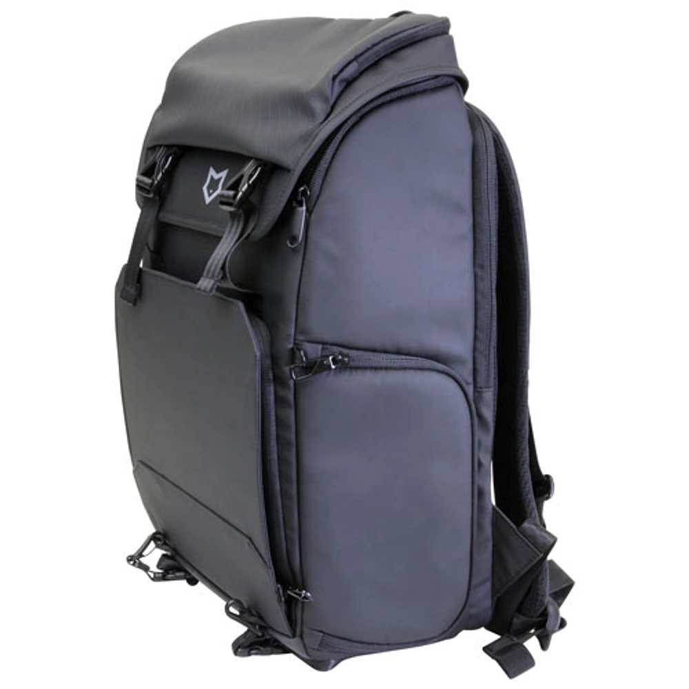 Wolf Nylon Digital DSLR Backpack Camera bag (WUBB35) - Black