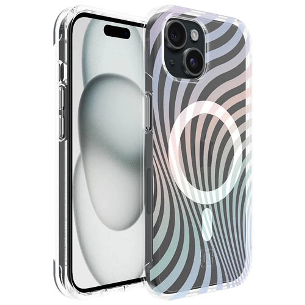 Incipio Forme Fitted Hard Shell Case for iPhone 16e/15/14/13 - Hypnowave Iridesccent