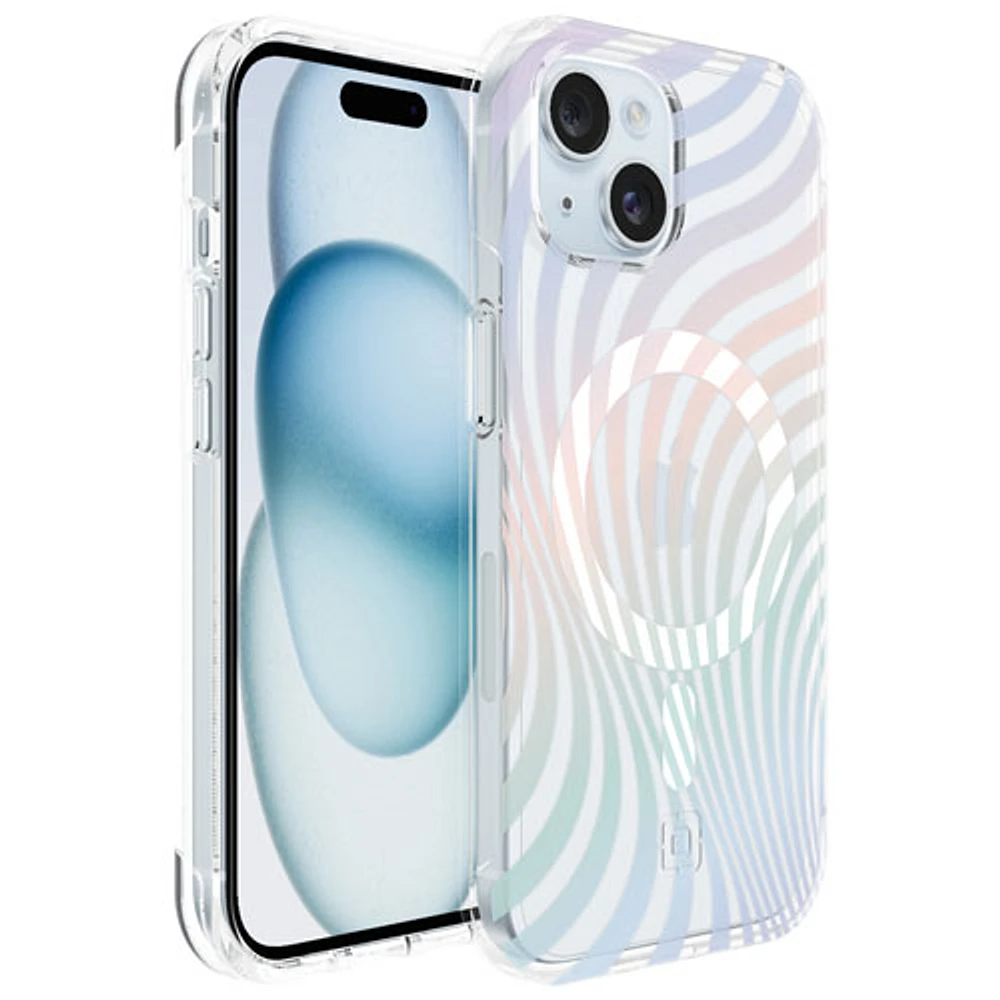 Incipio Forme Fitted Hard Shell Case for iPhone 16e/15/14/13 - Hypnowave Iridesccent