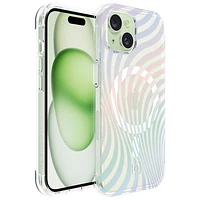 Incipio Forme Fitted Hard Shell Case for iPhone 16e/15/14/13 - Hypnowave Iridesccent