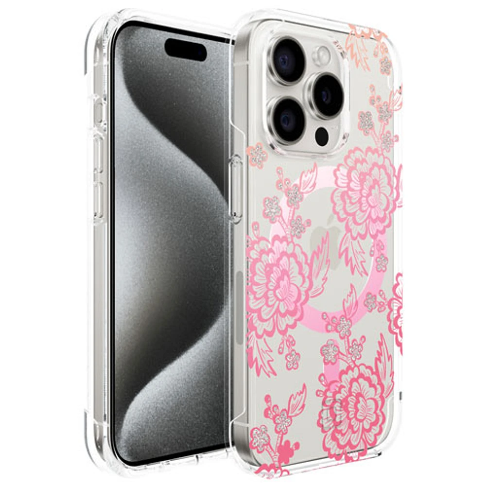 Incipio Forme Fitted Hard Shell Case for iPhone 15 Pro - Sketchbook Flower
