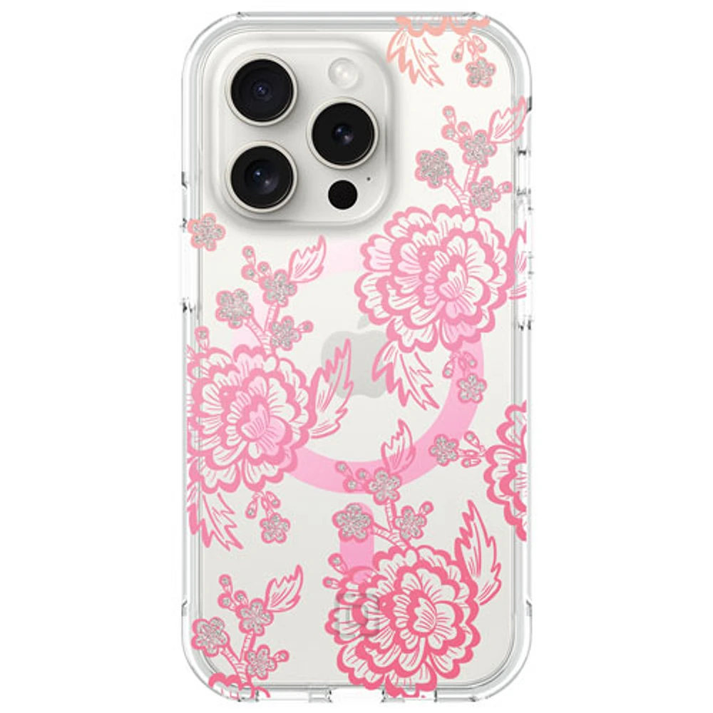 Incipio Forme Fitted Hard Shell Case for iPhone 15 Pro - Sketchbook Flower