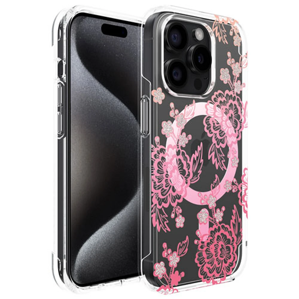Incipio Forme Fitted Hard Shell Case for iPhone 15 Pro - Sketchbook Flower
