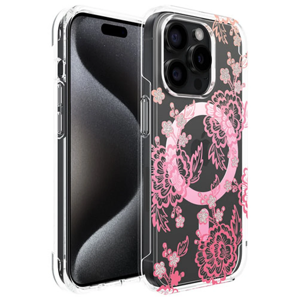 Incipio Forme Fitted Hard Shell Case for iPhone 15 Pro - Sketchbook Flower