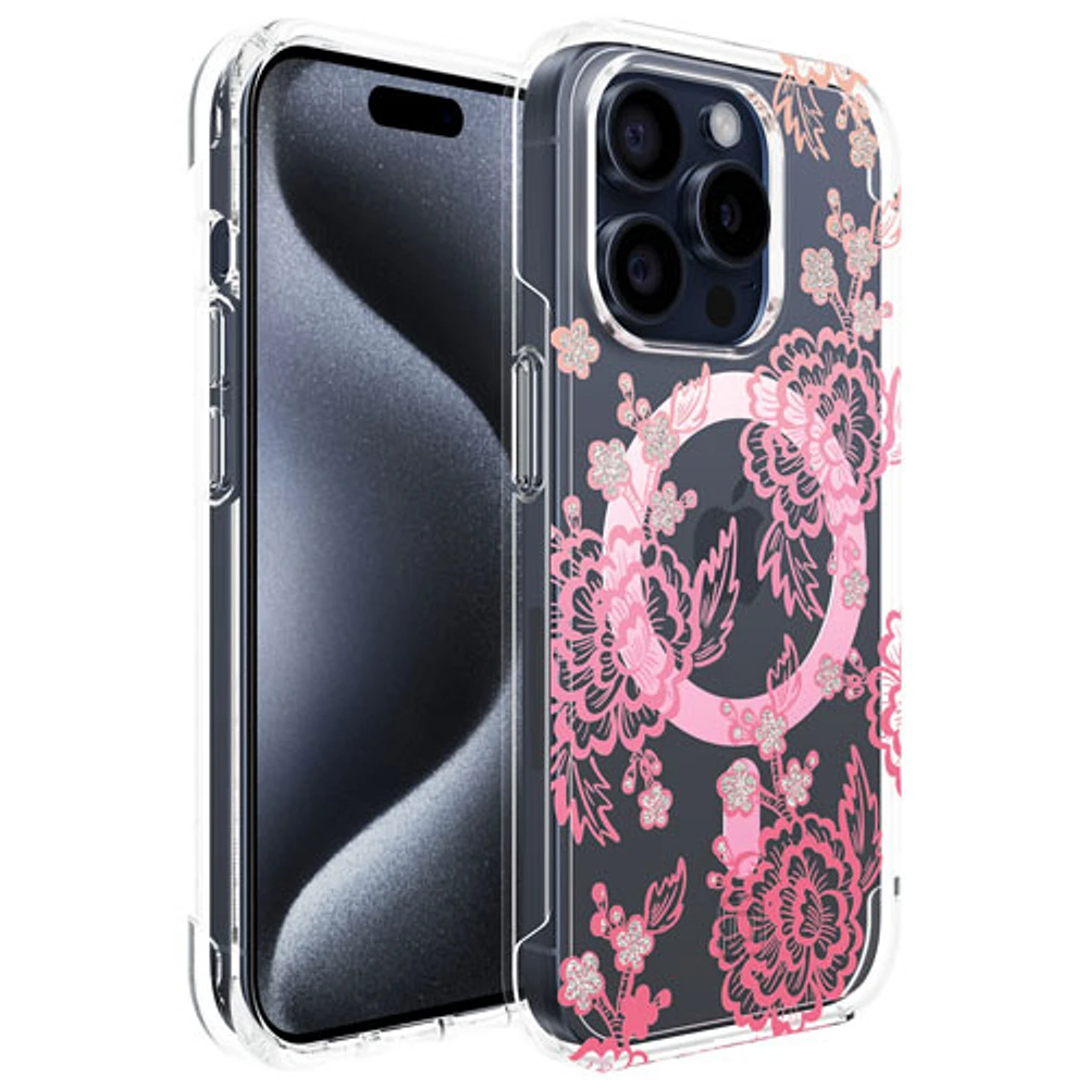 Incipio Forme Fitted Hard Shell Case for iPhone 15 Pro - Sketchbook Flower