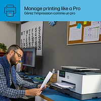 Imprimante à jet d'encre tout-en-un sans fil OfficeJet Pro 9135e de HP - Essai de 3 mois de Instant Ink de HP inclus*