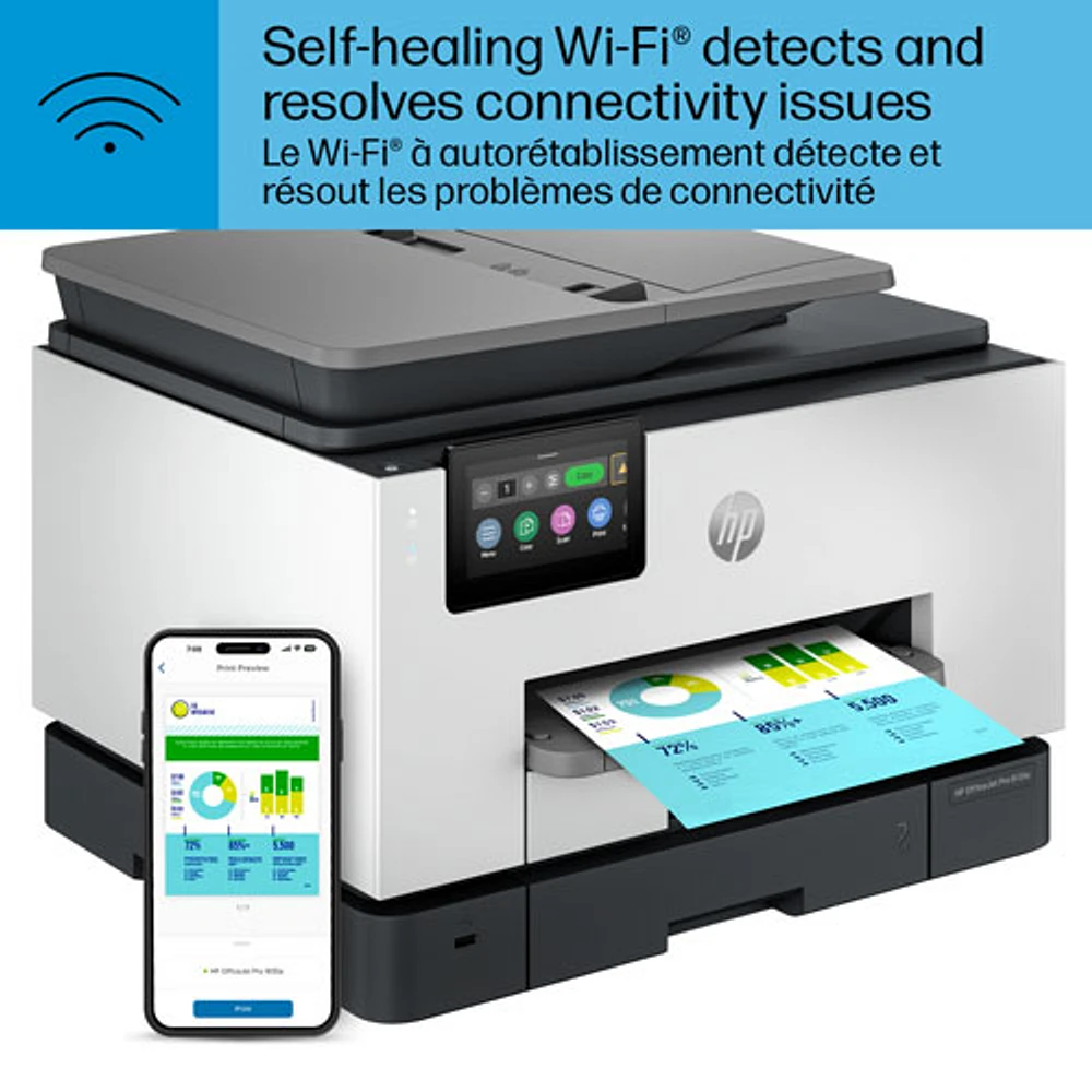 HP OfficeJet Pro 9135e Wireless All-In-One Inkjet Printer - HP Instant Ink 3-Month Free Trial Included*