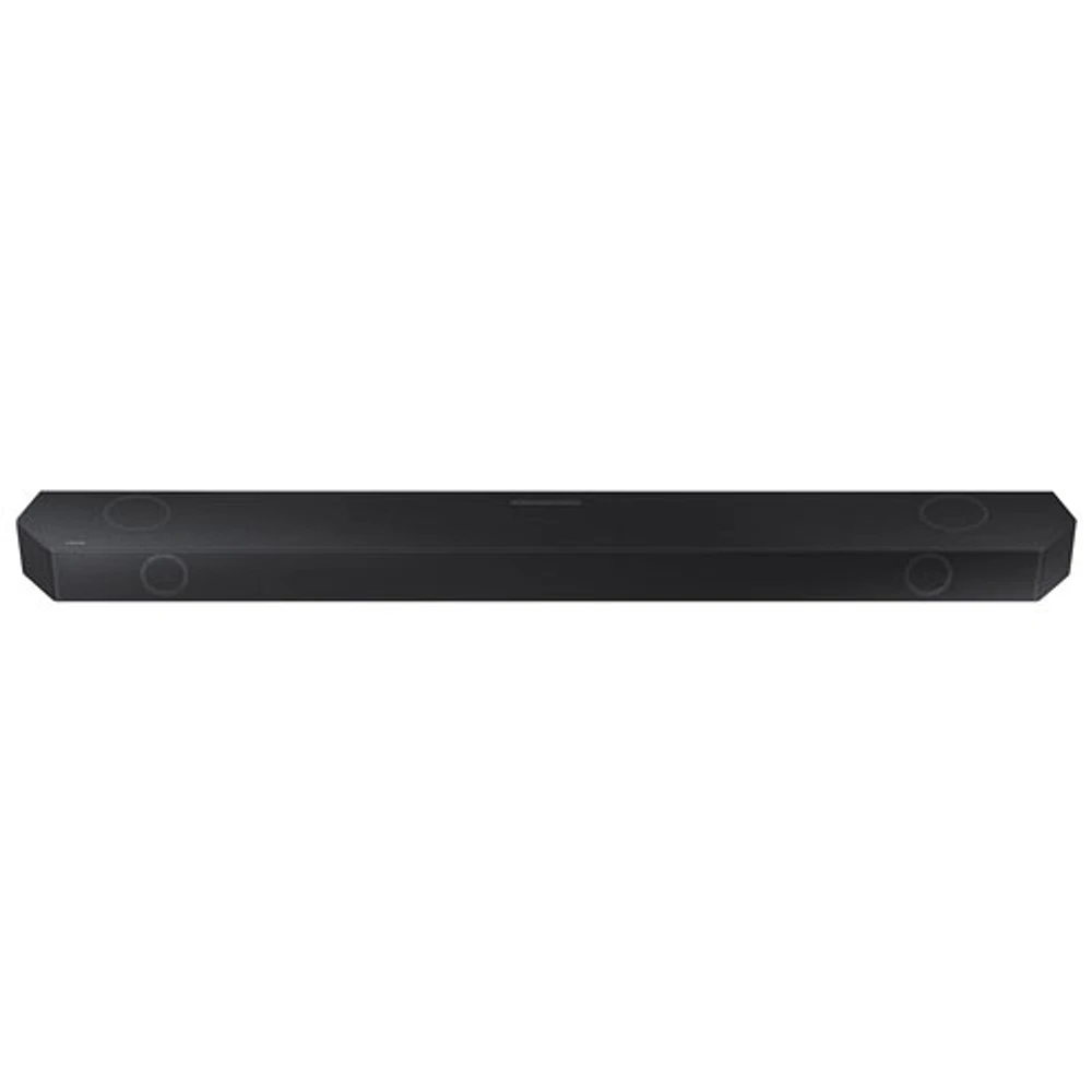 Barre de son 11.1.4 canaux HW-Q990D/ZC de Samsung avec haut-parleur d'extrêmes graves sans fil et haut-parleurs arrière orientés vers le haut - Noir graphite