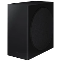 Barre de son sans fil 9.1.2 canaux Dolby Atmos HW-Q910D/ZC de Samsung avec haut-parleur d'extrêmes graves sans fil - Noir titan