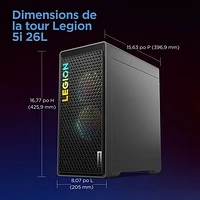 Lenovo Legion Tower 5i Gaming PC - Storm Grey (Intel Core i5 14400F/32GB RAM/1TB SSD/ RTX 4060/Win 11)