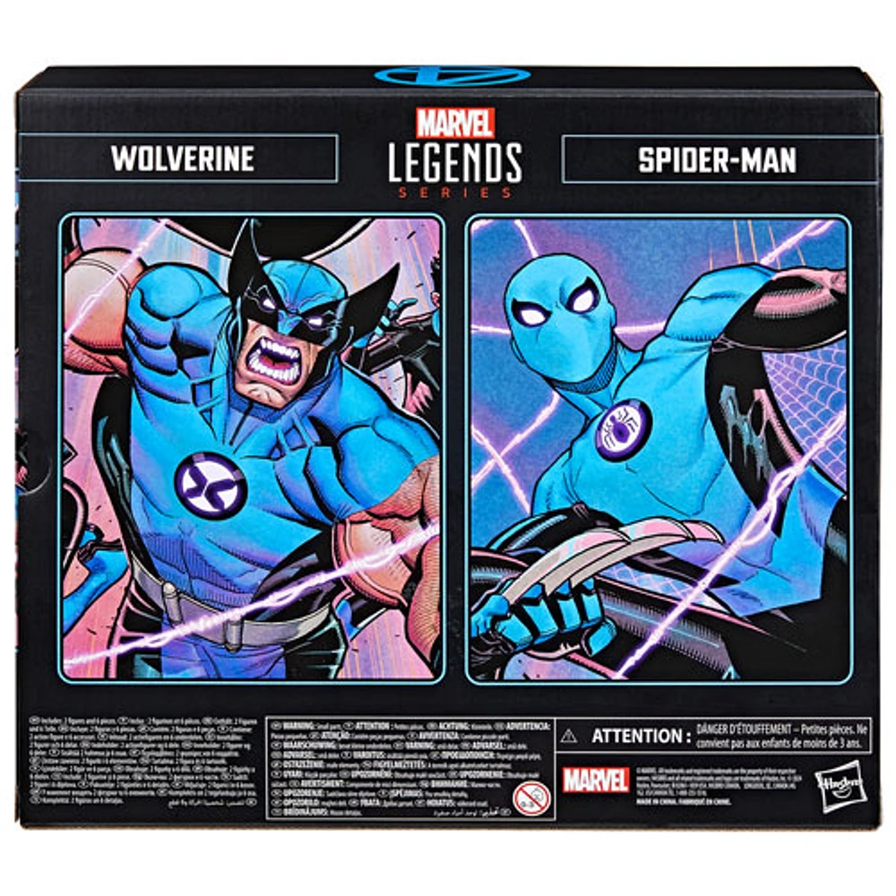 Hasbro Marvel Legends Series: Fantastic Four - Wolverine & Spider-Man Action Figures