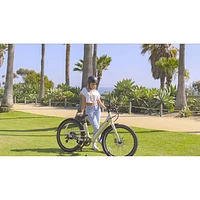 OKAI Stride 500W Step-Through Electric City Bike with up to 64km Battery Life - White