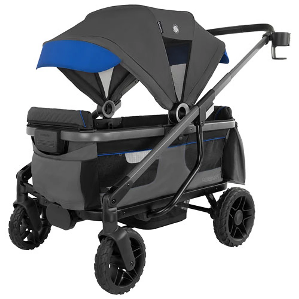 Evenflo Shyft Rideshare Double Stroller Wagon - Electric Blue