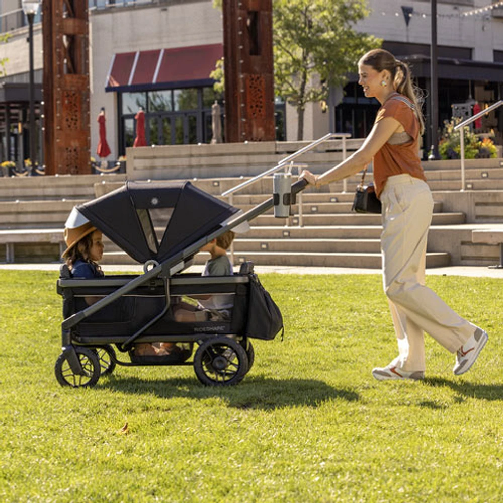 Evenflo Shyft Rideshare Double Stroller Wagon - Electric Blue