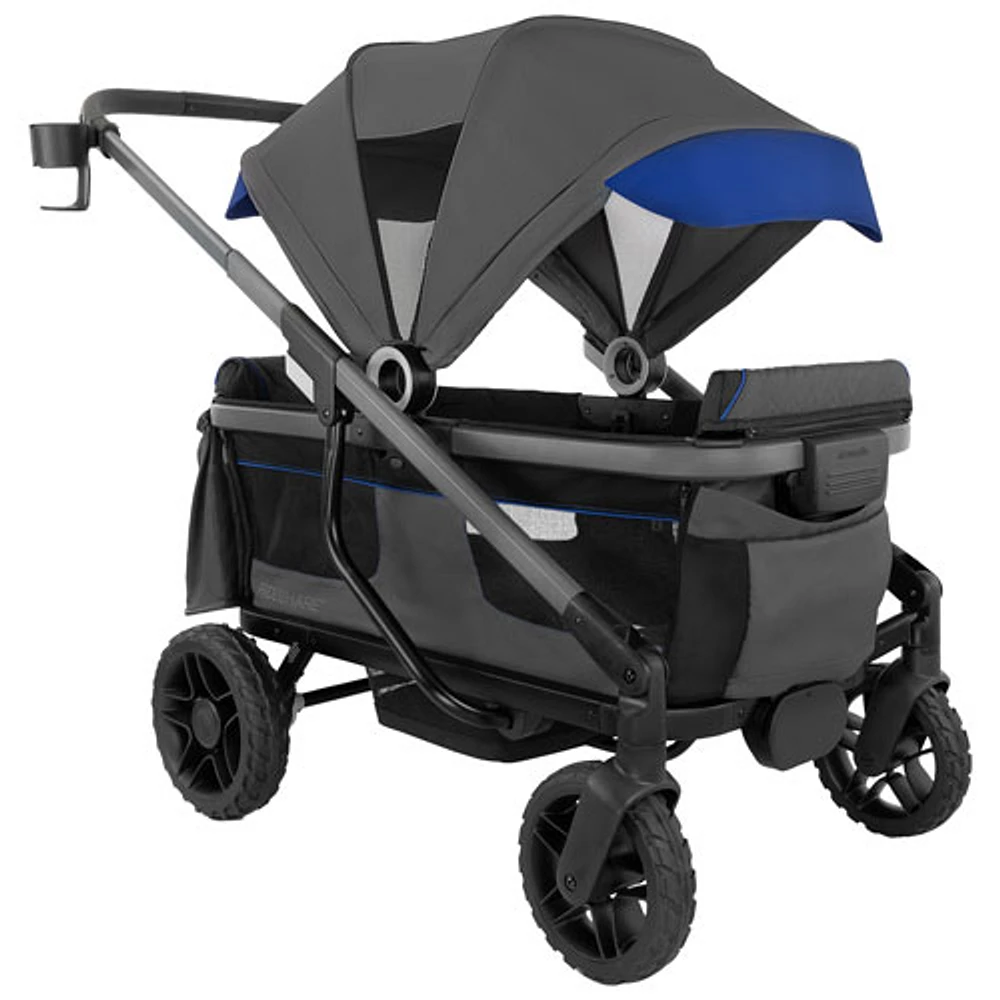 Evenflo Shyft Rideshare Double Stroller Wagon - Electric Blue