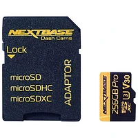 Carte mémoire microSD ultra haute vitesse U3 de 256 Go de Nextbase