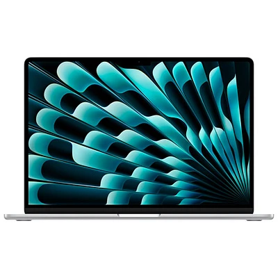 MacBook Air de 15 po avec Touch ID d'Apple (2024) - Argent (puce M3 d'Apple/SSD 512 Go/RAM 16 Go