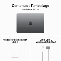 Apple MacBook Air 13" w/ Touch ID (2024) - Space Grey (Apple M3 Chip / 512GB SSD / 8GB RAM) - English