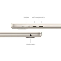 Apple MacBook Air 15" w/ Touch ID (2024) - Starlight (Apple M3 Chip / 256GB SSD / 8GB RAM