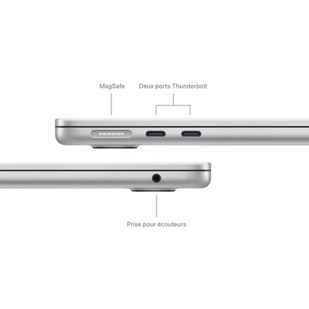 Apple MacBook Air 13" w/ Touch ID (2024) - Silver (Apple M3 Chip / 512GB SSD / 16GB RAM) - English