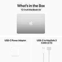 Apple MacBook Air 13" w/ Touch ID (2024) - Silver (Apple M3 Chip / 512GB SSD / 16GB RAM) - English