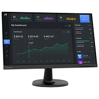 Lenovo D24-40 23.8" FHD 75Hz 4ms VA LED FreeSync Gaming Monitor (67A2KCC6US) - Only at Best Buy