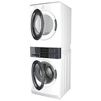 Electrolux 5.1 Cu. Ft. Electric Washer & 8 Cu. Ft. Dryer Laundry Tower (ELTE730CAW) - White