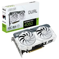 ASUS Dual RTX 4060 OC White Edition 8GB GDDR6 Video Card