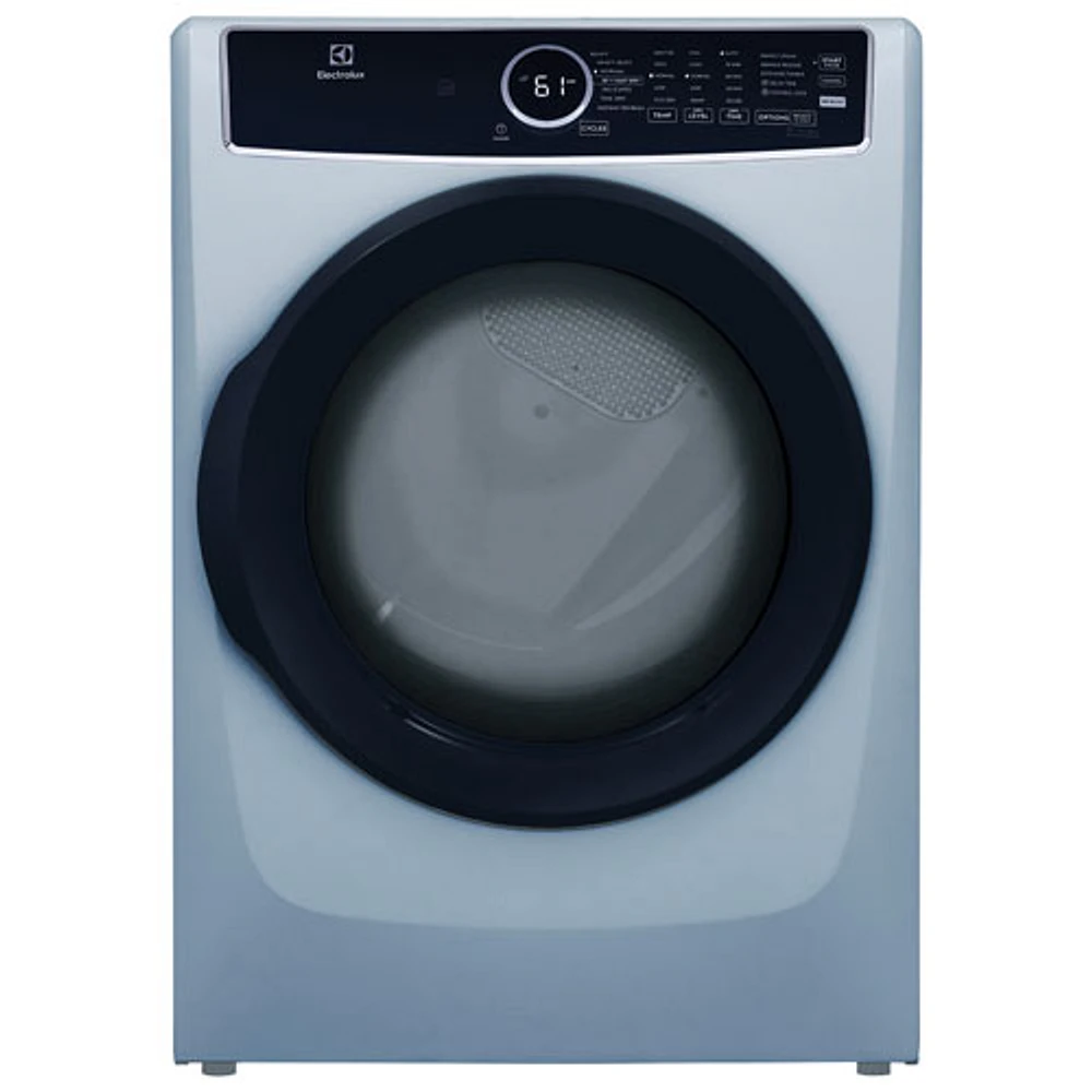 Electrolux 8.0 Cu. Ft. Front Load Electric Steam Dryer (ELFE743CAG) - Glacier Blue